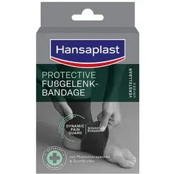 Hansaplast Fußgelenkbandage Verstellbar - Arzneimittel zur Unterstützung und Stabilisierung des Fußgelenks, individuell anpassbar für optimalen Tragekomfort.