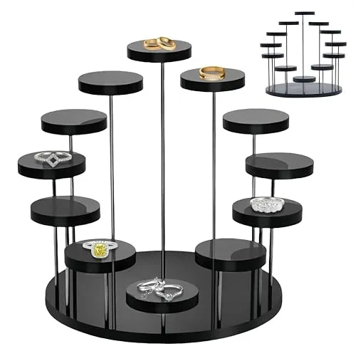 HJYDGJ 12 Tier Acryl Display Anime-Figuren Kosmetik Kunsthandwerk Schmuckständer Dessert Cupcake Ständer Parfum Organizer Perfume Organizer Parfum Regal Muffin Ständer Regal für Präsentation