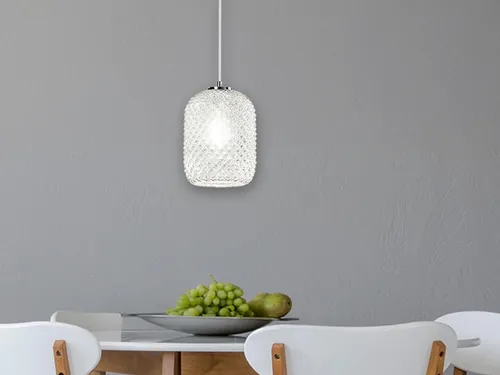 Luce Ambiente Design LED Pendelleuchte Ø 15cm mit Dimmfunktion