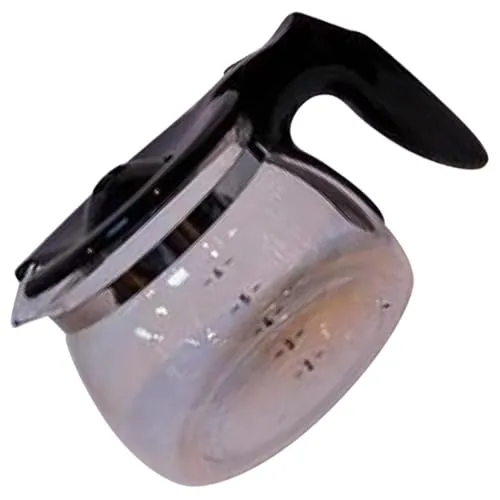 Glaskanne Kaffeekanne kompatibel mit/Ersatzteil für Tefal Moulinex FS-9100014700 CM3408 FG3408 Dialog Kaffeemaschine