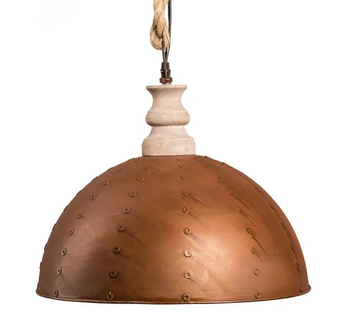 Grafelstein Hängeleuchte aus Metall und Holz in Rostoptik - Stilvolle Deckenleuchte im Industrial-Design, ideal für eine gemütliche Atmosphäre. Robuste Materialien sorgen für Langlebigkeit und zeitlosen Charme.
