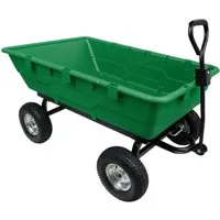 TRUTZHOLM XXL Gartenwagen 350 Ltr. mit Kippfunktion