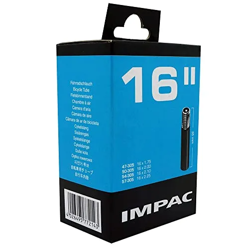 Impac Fahrradschlauch, Unisex, Inner, schwarz