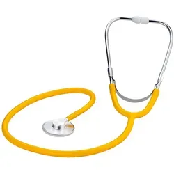 Medi-Inn Flachkopf-Stethoskop gelb / 1 Stück von BODY PRODUCTS