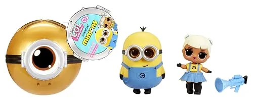 L.O.L. Surprise! Loves Minions Tots - Enthält 1 Puppe mit Outfit und Accessoires, von den Minions inspirierte Kugel, Blindverpackung, 6 Puppen zum Sammeln