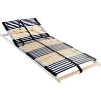 vidaXL Lattenrost Braun 80 x 190 cm aus massivem Buchenholz - Lattenrost aus massivem Buchenholz mit verstellbarem Kopf- und Fußteil für individuellen Komfort, ideal für erholsamen Schlaf und vielseitige Matratzenoptionen.