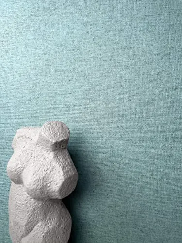 Newroom Vliestapete in Türkis in türkis von Newroom