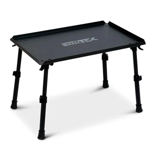 Sonik Bank-Tek Bivvy Table | Bivvytische - Camping-Tisch, ultraleicht mit nur 900g, perfekt für Angler und Outdoor-Enthusiasten, um Komfort beim Campen zu gewährleisten.