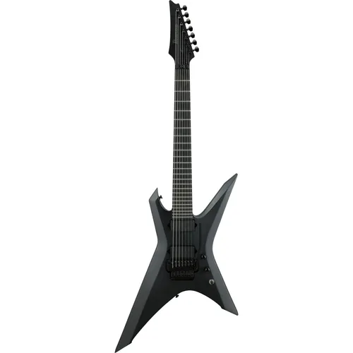 Ibanez Iron Label XPTB720-BKF Black Flat E-Gitarre - Gitarren mit aggressivem Design und Neck-Through Bauweise, ideal für Metal mit rasiermesserscharfen Sounds und extrem agilen Spieleigenschaften.