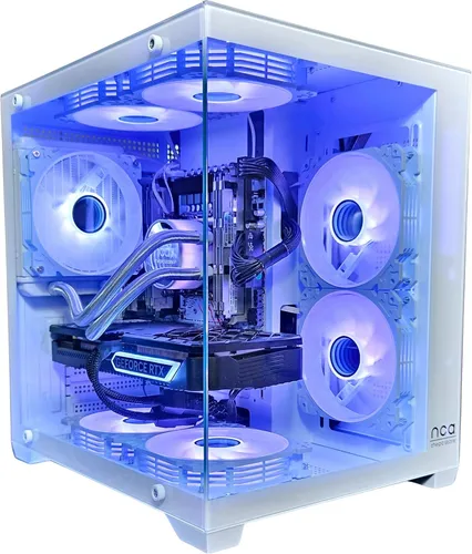 Gaming PC PHANTOM WHITE | NVIDIA RTX 3050 | 16GB RAM - PC-Systeme mit RGB-Beleuchtung und Fernbedienung für individuelle Anpassung. Ausgestattet mit Intel Xeon 10-Kern-Prozessor und leistungsstarker NVIDIA RTX 3050 für flüssiges Gaming und kreative Anwendungen.