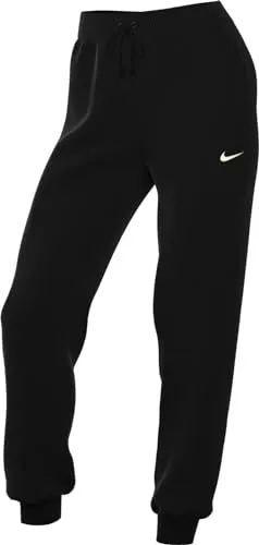 Nike Damen NSW Phnx FLC Mr Pant Std Hose - Hoher Tragekomfort in Black/Sail, XL EU - Kleidung mit leistungsstarkem Material und innovativem Design, ideal für aktive Frauen. Der elastische Bund sorgt für perfekten Sitz.