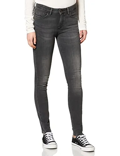 camel active Damen Freizeithose 388205/9F19, Slim Fit - Jeans in Asphalt, elastische Baumwoll-Denim-Qualität für optimale Bewegungsfreiheit und perfekten Sitz, ideal für Freizeitaktivitäten.