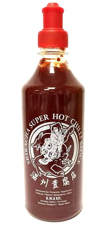 Sriracha Super Hot Chili Soße 585g - Scharfe Chilisauce für Nudeln, Burger & Dip