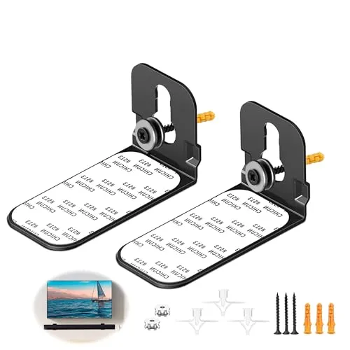 xyuayamz Lautsprecher Wandhalterung, Universale Soundbar Wandhalterung, Halterung Soundbars mit einer Breite von 3,5