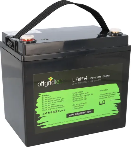 Offgridtec LiFePO4 Akku 12V 30Ah