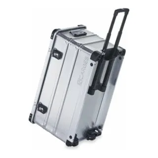 ZARGES Aluminium-Mobilbox 99 l - Werkzeugkasten mit 99 l Volumen, ideal für den flexiblen Transport von Werkzeugen und Utensilien dank integrierter Rollen und ausziehbarem Griff.