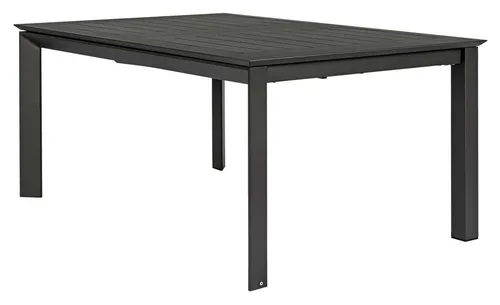 Bizzotto Gartentisch KONNOR, Ausziehbar 160 x 110 cm - Gartentisch aus Aluminium, wasserabweisend und witterungsbeständig. Ideal für den Außenbereich mit ausziehbarer Funktion für flexiblen Platzbedarf.