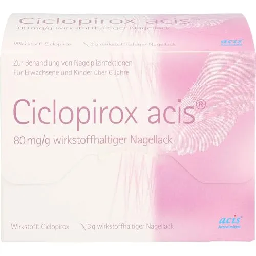 Ciclopirox Acis 80 mg/g Nagellack