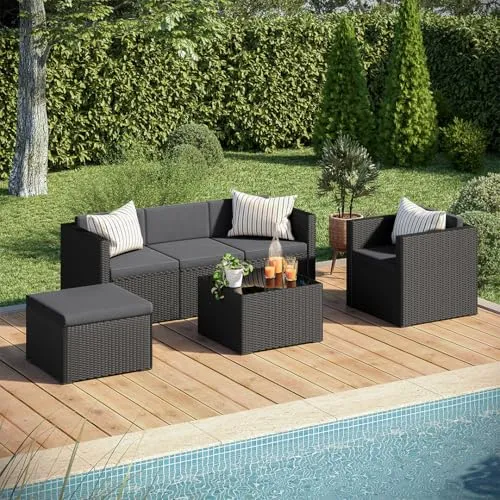 STEELSØN Polyrattan Gartenlounge Zethora von STEELSØN