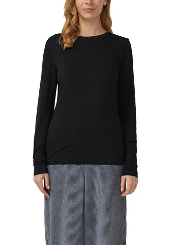 s.Oliver Feines Longsleeve aus Viskosestretch im Slim Fit