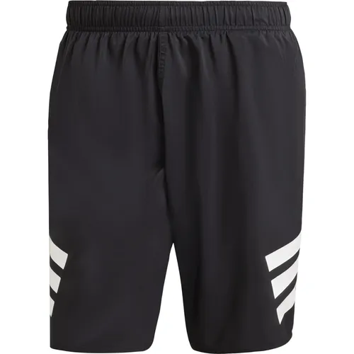 adidas Performance Badeshorts ICON 3S SH 8IN schwarz L - Herren-Bademode, sportliche Badeshorts aus 100% Polyester für optimalen Tragekomfort und Bewegungsfreiheit beim Schwimmen.