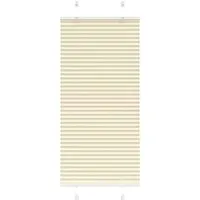vidaXL Plissee Creme 60x100 cm - Stylisches Plissee für optimalen Sicht- und Blendschutz, leicht zu reinigen und vielseitig montierbar – ideal für jedes Zimmer.