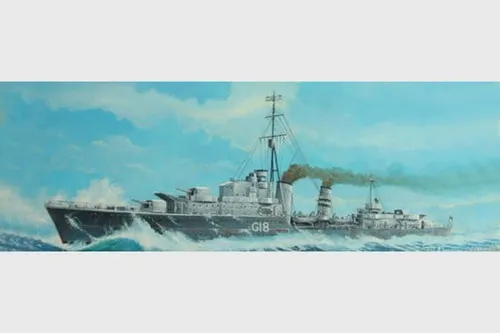 Tribal-class destroyer HMS Zulu (F18) 1941 / 1:700 - Trumpeter / 05758
