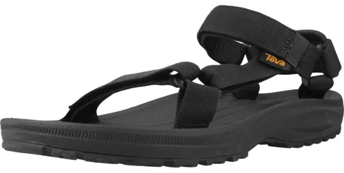 Teva Winsted Men Sandalen Schwarz (BLK) 11 - Ideal für Tages- und leichte Wanderungen: Diese nachhaltigen Herren-Sandalen überzeugen mit schnelltrocknendem, recyceltem Gurtband und einer konturierten EVA-Zwischensohle für optimalen Komfort und Passform.
