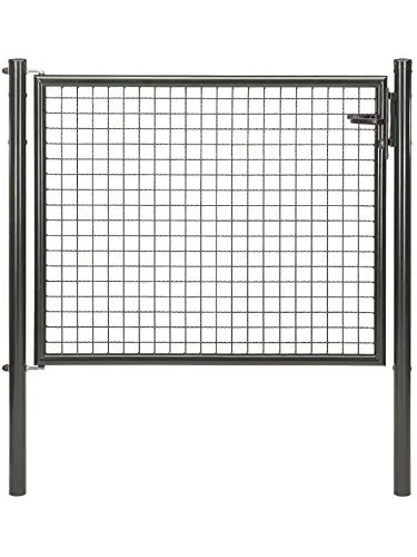 Gust. Alberts Gartentor einflügelig anthrazit RAL 7016