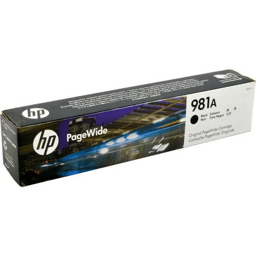 HP Tinte J3M71A 981A schwarz - Original Tinte 106 ml, brillante Ausdrucke für HP PageWide Enterprise Drucker