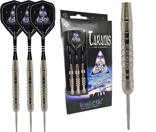 Steeldart Steel Dart Pfeile Keltik Taranis 22 g - Hochwertige Steeldart Pfeile mit einem Gewicht von 22 g. Ideal für präzise Würfe und ein optimales Spielerlebnis. Perfekt für jeden Dartliebhaber!