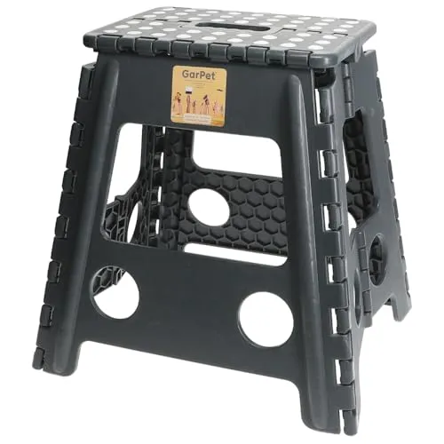 Klapphocker Faltbar Tritthocker Klappbar Klapptritt Faltbar Falthocker Kinder Klappbarer Hocker Schwarz Sitzhocker Klappbar Campinghocker Aufstiegshilfe Pferd