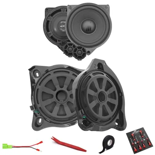 Option Lautsprecher Set kompatibel mit Mercedes C-Klasse W205 (mit Standard Soundsystem ab Werk)