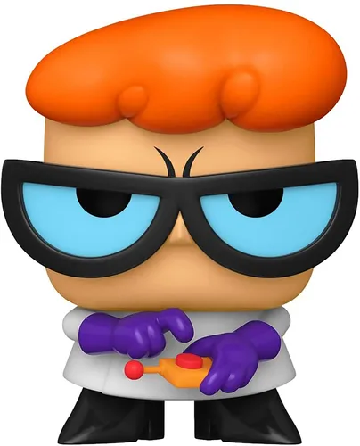 Funko Pop! Dexter mit Remote - Dexter's Laboratory Figur - Wackelkopffigur aus hochwertigem Vinyl, ca. 9,5 cm hoch, perfekt als Geschenk für Dexter's Laboratory Fans und ideal für Sammler.