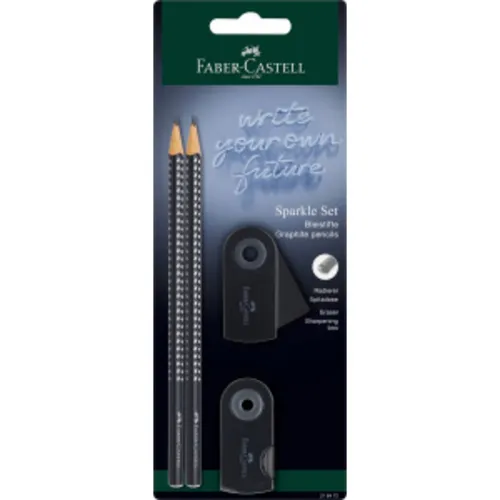 Faber-Castell Schreibset Sparkle black BK in schwarz von Faber-Castell