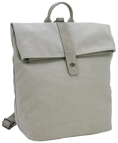 J JONES JENNIFER JONES Daypack - Casual Damen Rucksack - Stylischer 15 Liter Rucksack aus Canvas mit praktischem Tabletfach, ideal für den Alltag und unterwegs.