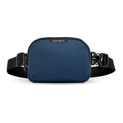 Gomatic Access Sling | Schultertasche | Schlanke & leichte Umhängetasche | RFID-sichere Tasche | Gürteltasche Crossbody-Bag | Bauchtasche | wasserdichte Tasche für jeden Tag - Navy