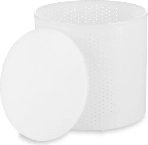 Käseform mit Pressdeckel (Käsegewicht ca. 1800 g)