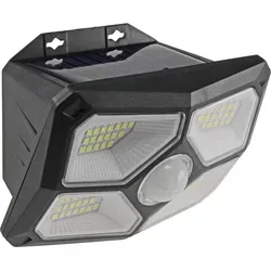 LED Solar Wandleuchte 'SWL 722' PIR Bewegungsmelder, 72 LEDs, IP65 - Weiß
