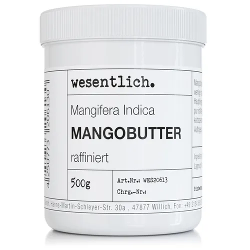 Mangobutter von wesentllich. 500g - 100% rein, vegan und ohne Zusatzstoffe