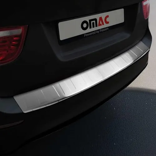 OMAC Ladekantenschutz für BMW X6 E71 (2007-2014) - Abdeckblenden für perfekten Schutz der Ladefläche vor Kratzern, aus rostfreiem Edelstahl, langlebig und einfach zu installieren ohne Bohren.