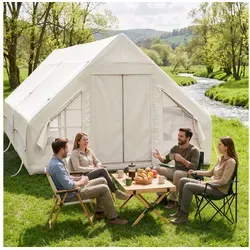 HawthyHome Faltpavillon 3x2m mit Luftpumpe – Wasserdicht & Schnell Aufblasbar