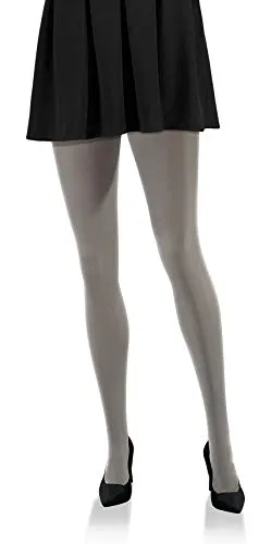 sesto senso Thermostfumpfhose Damen Strumpfhose Winter Warm 100 Den Blickdicht 3 M Grau