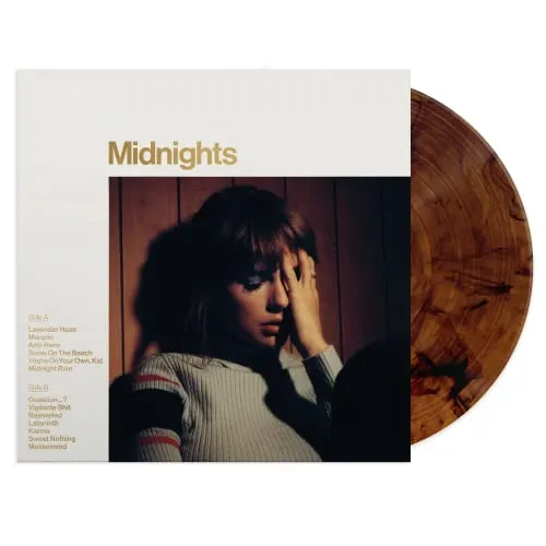 Midnights (Mahogany Vinyl) - Exklusive Vinyl-Edition - Musik-CDs, limitierte Mahagoni-Vinyl-Ausgabe für Sammler und Musikliebhaber.