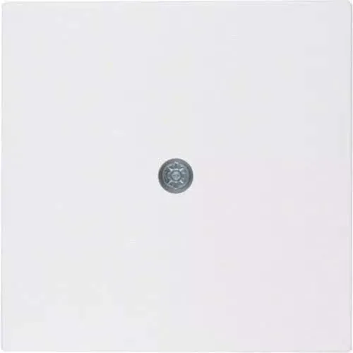 Hager B1 – Zentralplatte Sockel Telefon weiß Platte