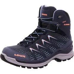Innox PRO GTX MID Ws - Damen Wanderschuhe in stahlblau/lachs, Gr. 42.5 - Wanderschuhe für Damen mit Gore-Tex-Membran, wasserdicht und atmungsaktiv, ideal für anspruchsvolle Wanderungen.