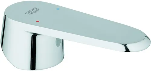 GROHE Hebel, chrom (46738000) - Zubehör & Accessoires, eleganter Chrom-Hebel mit roter/blauer Temperaturanzeige für präzise Steuerung der Wassertemperatur.