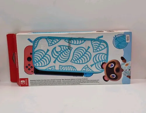 Nintendo Switch Animal Crossing New Horizons Case Tasche und Schutzfolie