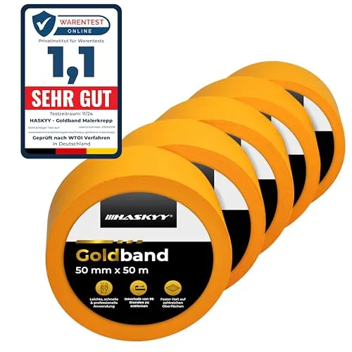 HASKYY Kreppband 5x Goldband