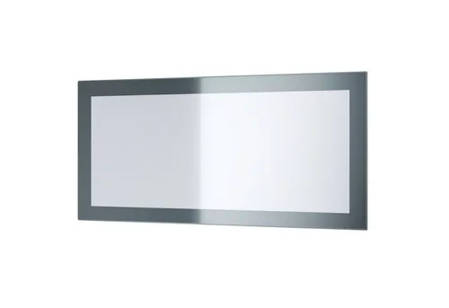Vladon Wandspiegel Lima V1 – Moderner Spiegel in Grau Hochglanz (89 x 45 cm) - Eleganter Wandspiegel Lima mit modernem Rahmen, ideal für Diele, Schlafzimmer oder Bad. Pflegeleicht und vielseitig kombinierbar, hergestellt in Deutschland, für eine stilvolle Raumgestaltung.